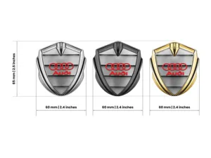 Audi Cupolato Emblema Badge Look Corse Lucido X